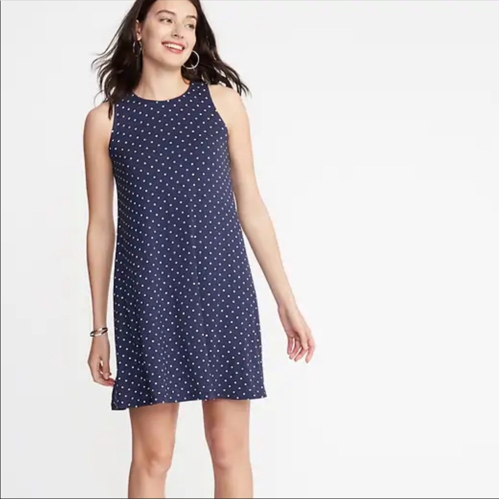 Sleeveless Jersey Swing Dress Sz XL